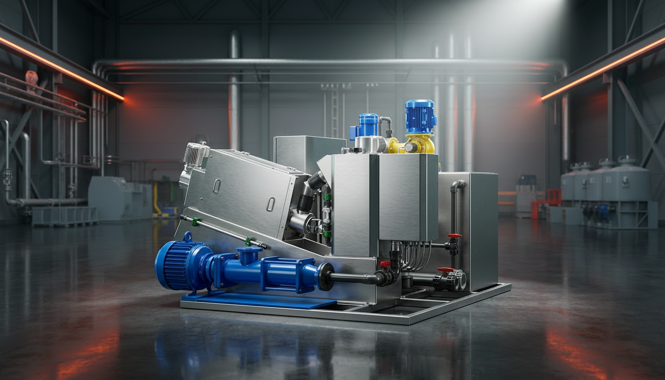 R+F MSR 131 Screw Press Skid for rental